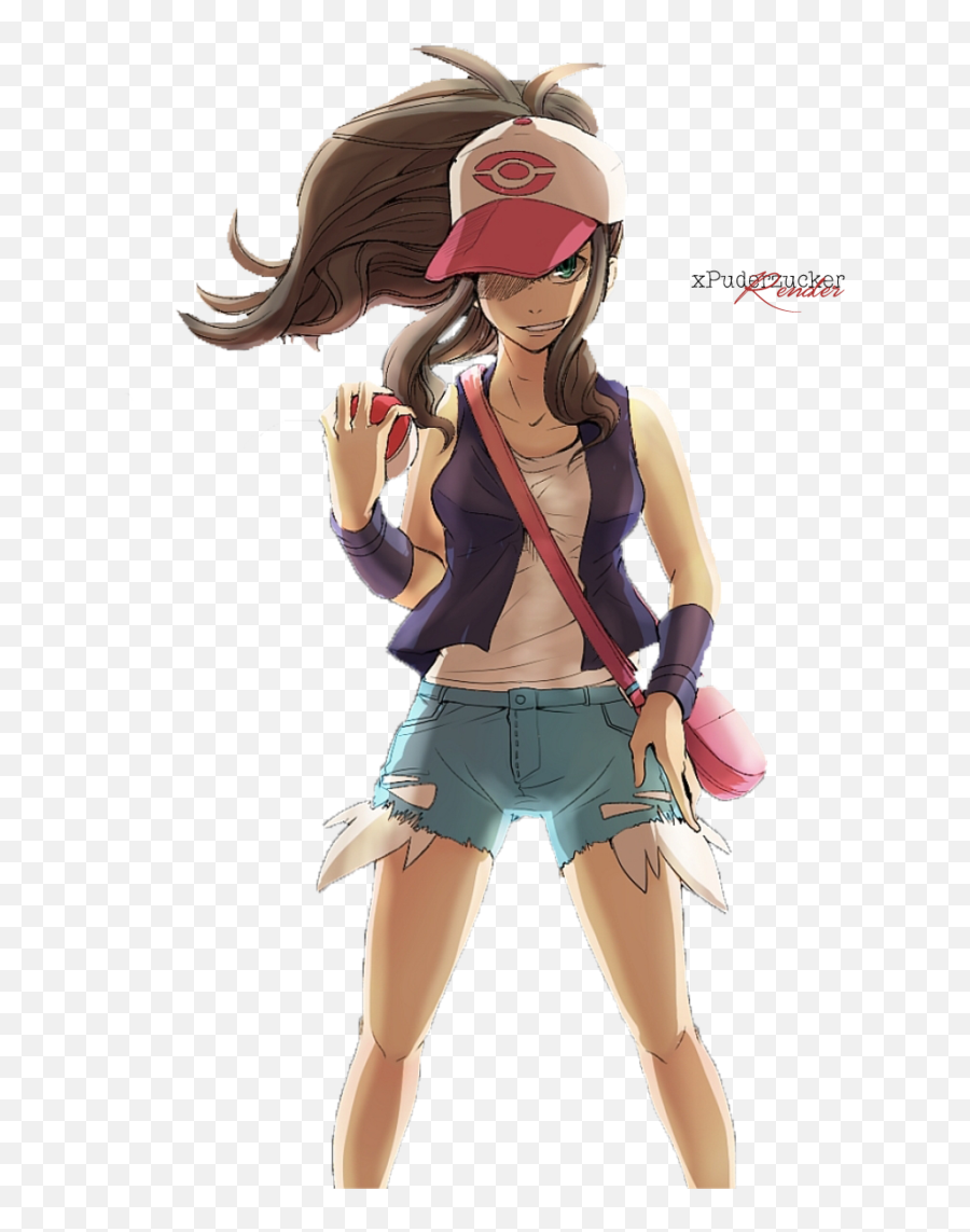Anime Girls Png - Pokemon Girl Png Pokemon Black White Pokémon Black And White Emoji,Anime Girls Png