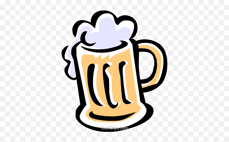 Mug Of Beer Royalty Free Vector Clip Art Illustration Emoji,Beer Stein Clipart