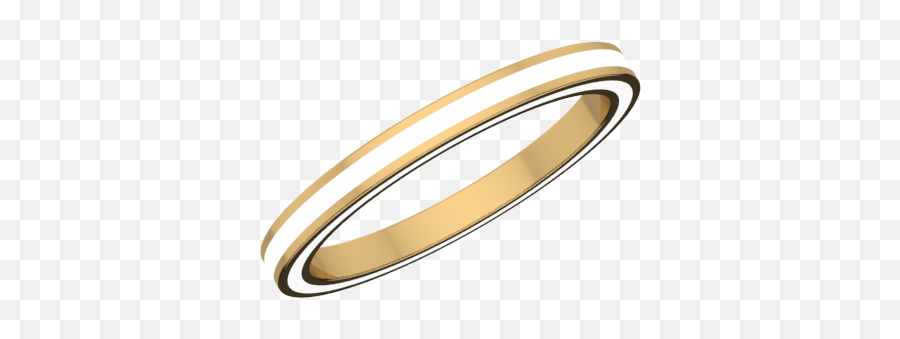 Kravit Jewelers 14k Yellow Gold White Enamel Ring Emoji,White Ring Png