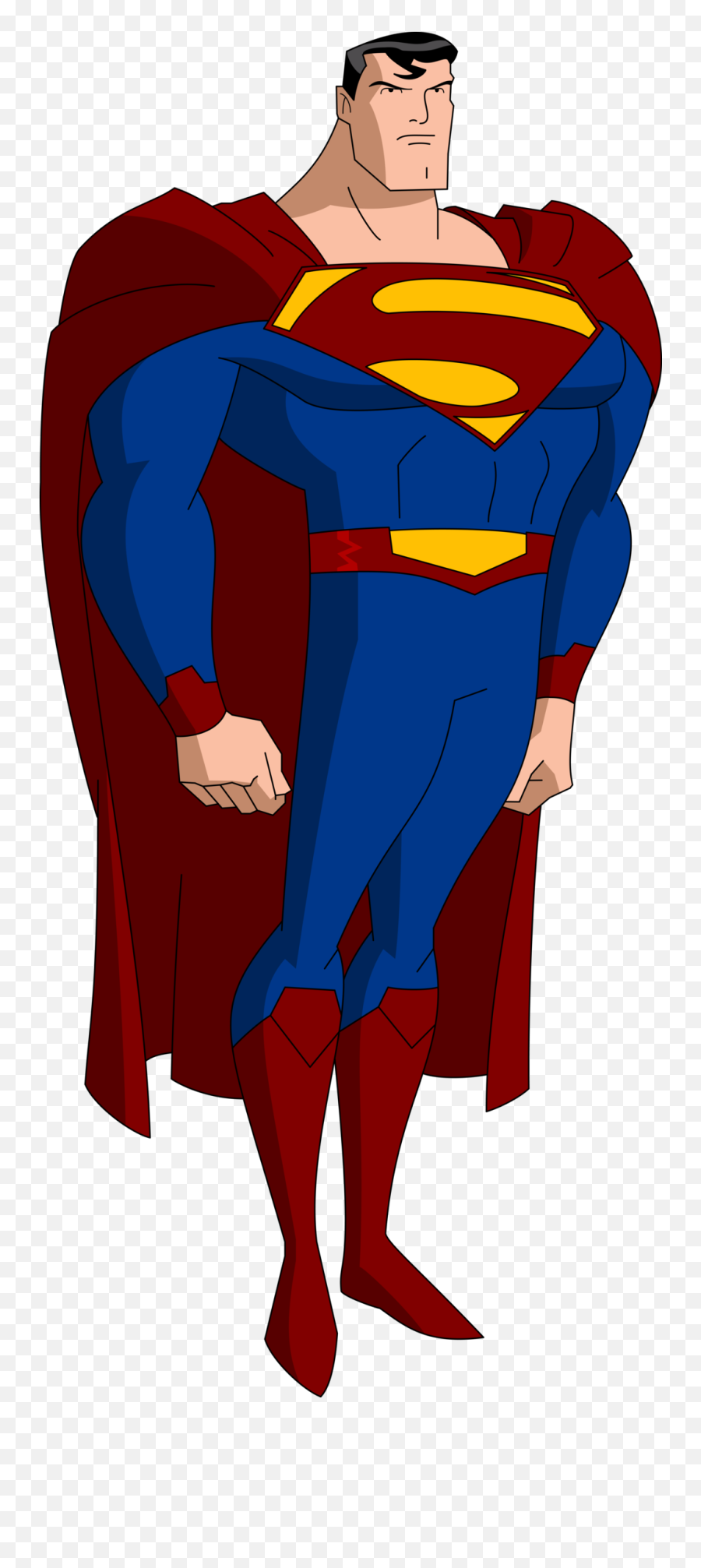 Justice League Cartoon Superman - Superman Cartoon Emoji,Superman Clipart