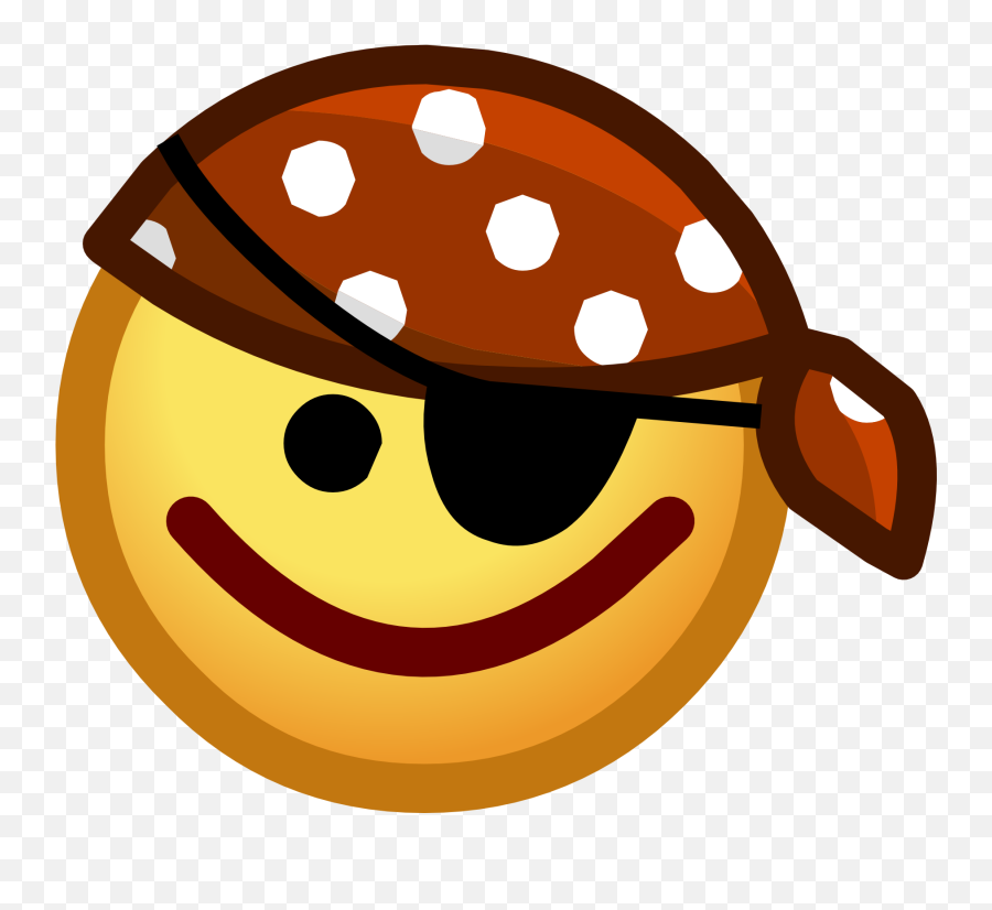 Pirate Emoji Iphone Clipart - Full Size Clipart 1533005 Emoticon Pirata,Sad Cowboy Emoji Png