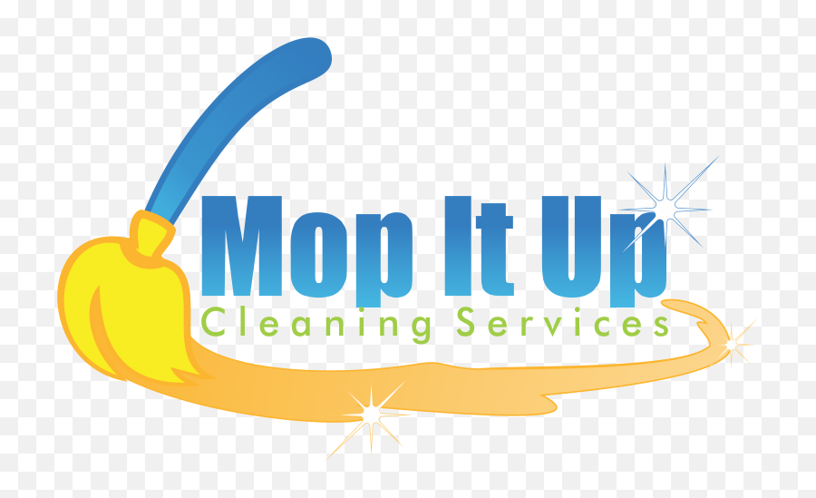 It Company Logo Design For Mop It Up - Language Emoji,Cleaning Company Logo