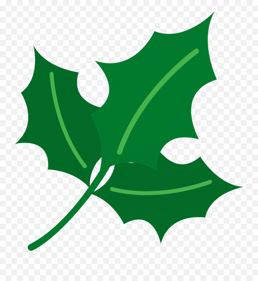 Holly Leaf Clipart - Png Emoji,Holly Leaves Clipart