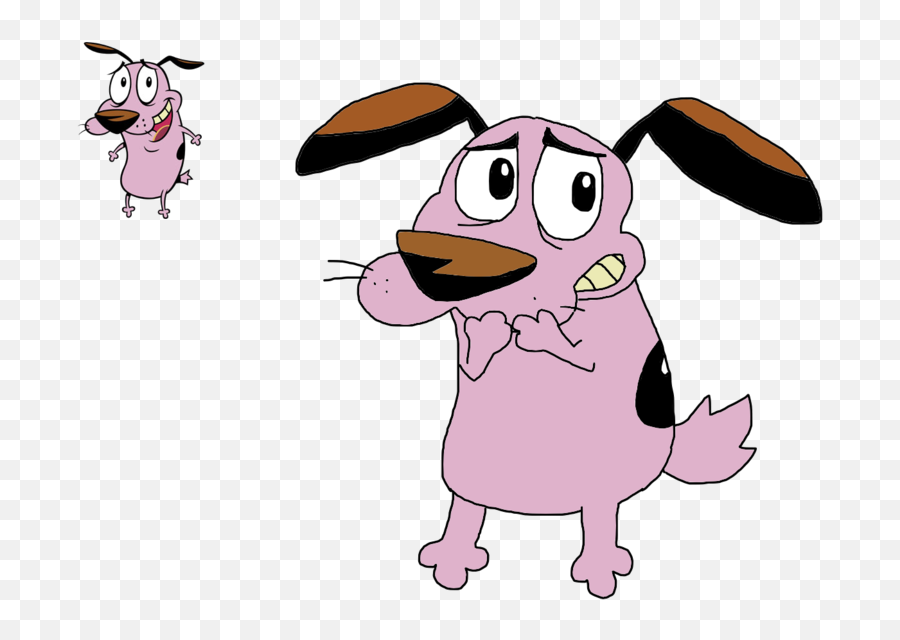 Download Hd Courage - Courage The Cowardly Dog Emoji,Courage The Cowardly Dog Png