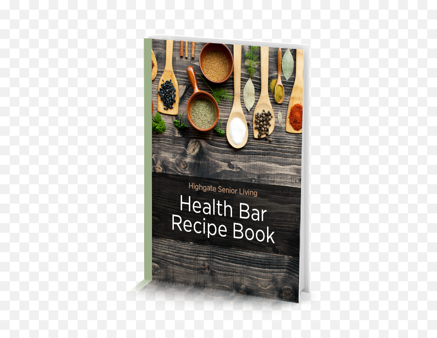 Health Bar Recipe Book Highgate Senior Living - Wooden Spoon Emoji,Health Bar Png