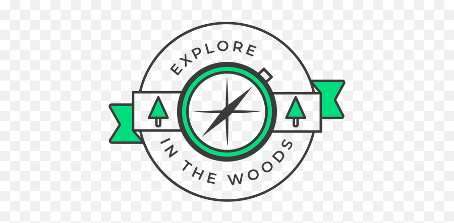 Explore In The Woods Badge Stroke - Cadeau Personnalise 60 Ans Emoji,Wood Badge Logo