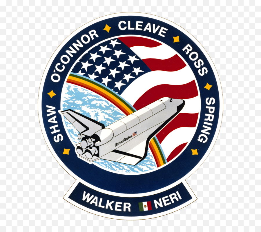 Nasa Space Shuttle Logo Transparent Png - Space Shuttle Patch Large Emoji,Nasa Png