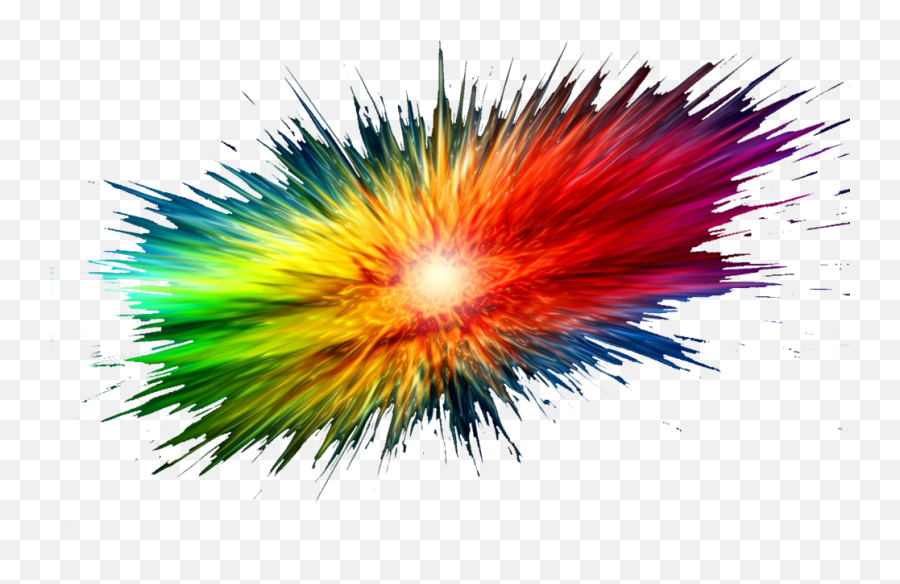 Explosion Colors Png Transparent Png Emoji,Color Explosion Png