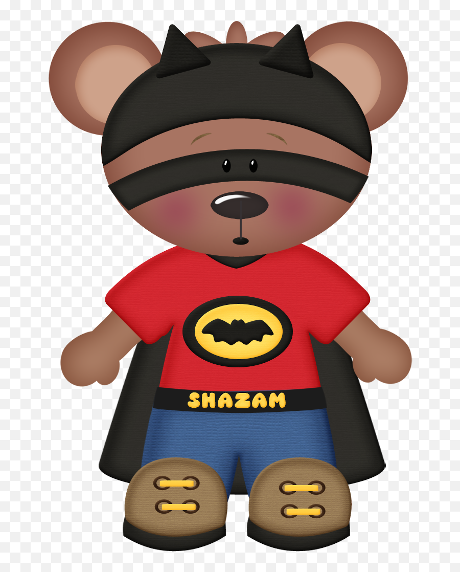 Shazam Bear Bear Clipart Printables - Super Bear Clipart Png Emoji,Bear Clipart