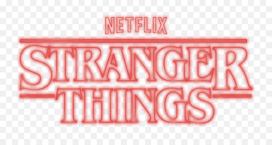 Stranger Things - Stranger Things Title Netflix Emoji,Stranger Things Logo