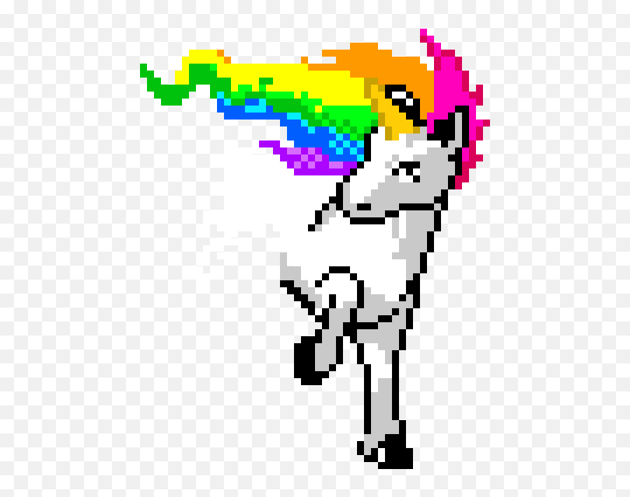 Rainbow Unicorn Icon Pixel Art Maker Emoji,Rainbow Unicorn Png