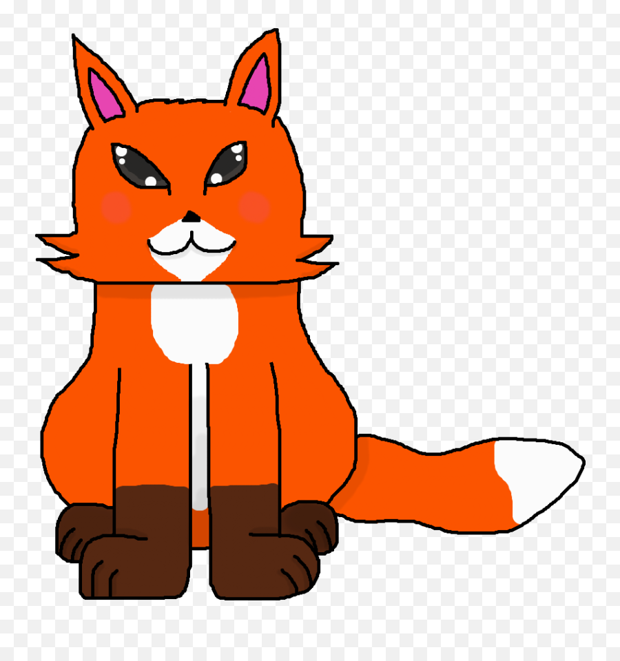 Transparent Fox Art Foxes Emoji,Cute Fox Clipart