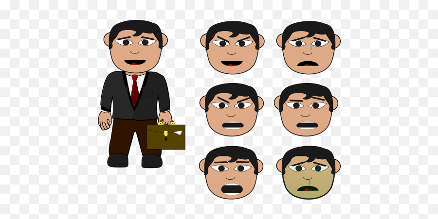 Business Man Cartoon Business Man Public Domain Image - Freeimg Emoji,Business Man Clipart