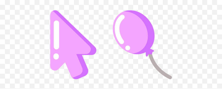 Minimal Balloon Cursor U2013 Custom Cursor Emoji,Custom Logo Balloons