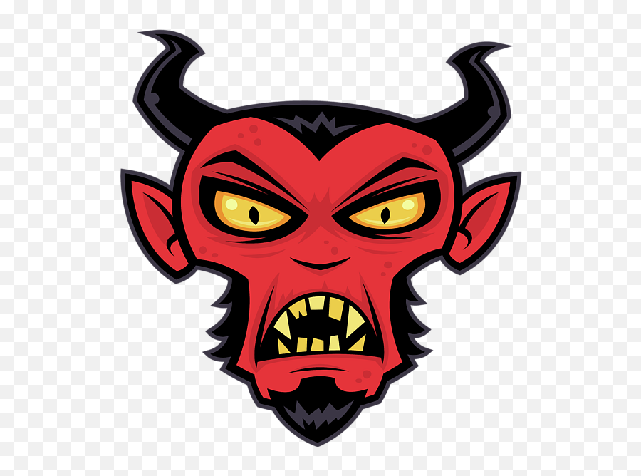 Mad Devil Adult Pull - Over Hoodie For Sale By John Schwegel Emoji,Devil Face Png