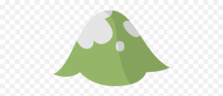 Mountain Green Snow - Transparent Background Mountain Cartoon Png Emoji,Snow Transparent