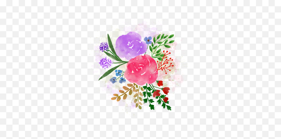 Watercolour Watercolor Flower - Free Image On Pixabay Emoji,Watercolor Rose Png