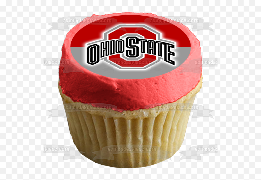 The Ohio State University Buckeyes Logo Ncaa College Sports Edible Cake Topper Image Abpid50996 Emoji,Ohio State Logo Pictures