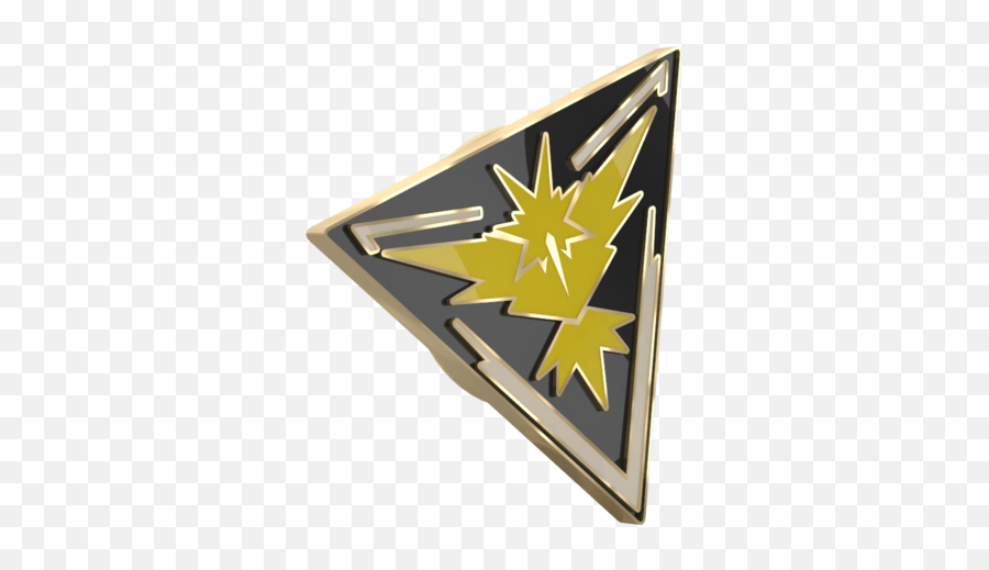 Pokemon Go Team Instinct Lapel Pin - Art Emoji,Team Instinct Logo
