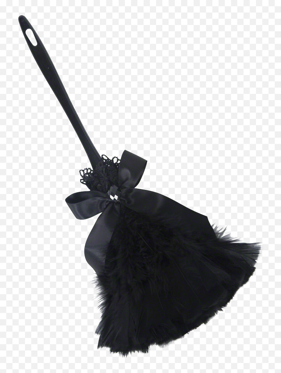 Download Feather Duster Accessory - Black Feather Duster Png Emoji,Black Feather Png