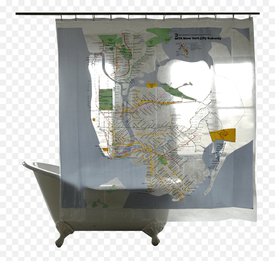 Map Series Shower Curtains Nyc Subway Emoji,Transparent Shower Curtain With Design