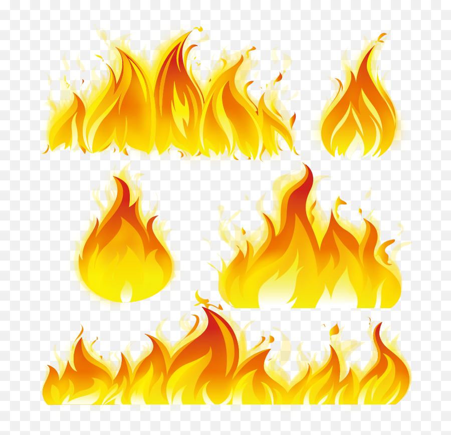 Fire Png - Vector Fire Flame Png Emoji,Fire Png