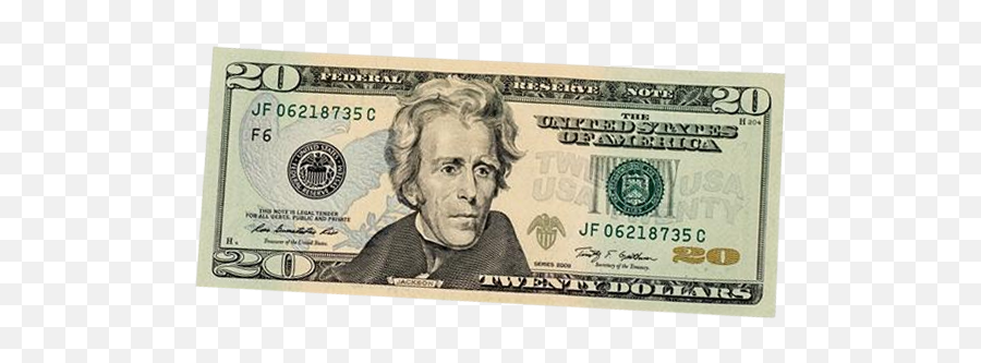 20 Banknote Twenty - 20 Us Dollar Emoji,Dollar Clipart