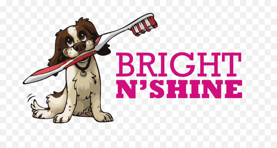 Dog Brushing Teeth Clipart - Maverick Transparent Cartoon Dog Brushing Teeth Cartoon Png Emoji,Brushing Teeth Clipart