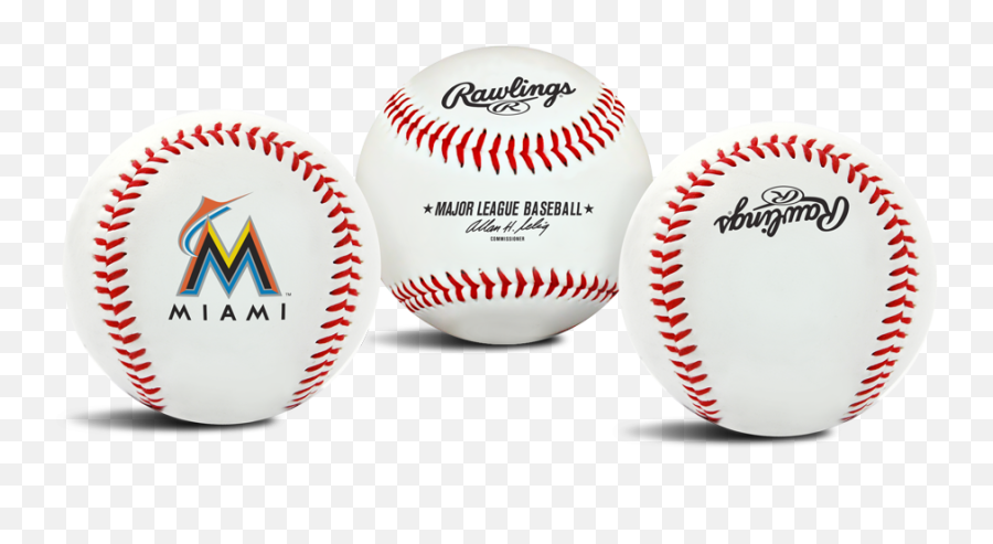 Miami Marlins Rawlings Original - Red Sox Baseball Ball Emoji,Miami Marlins Logo