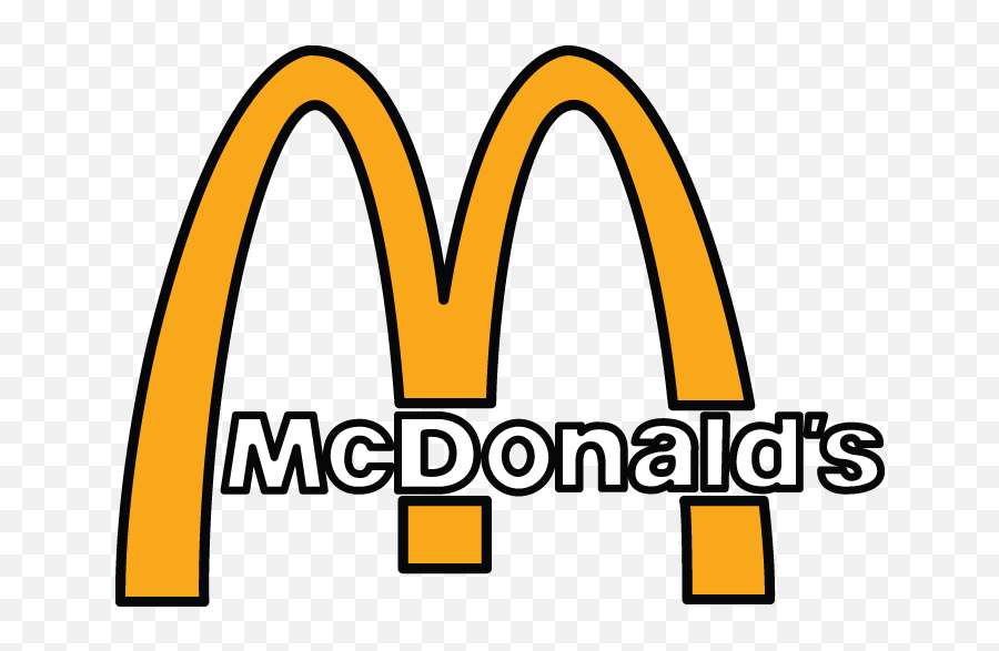 Mcdonalds Logo Drawing Clipart - Mcdonalds Drawing Easy Emoji,Mcdonalds Logo