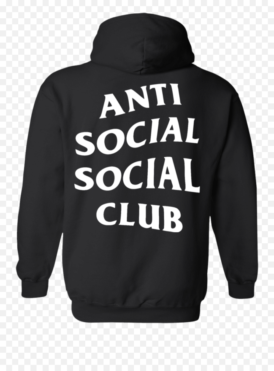 Anti Social Club - Anti Social Club Hoodie Transparent Png Emoji,Anti Social Social Club Logo