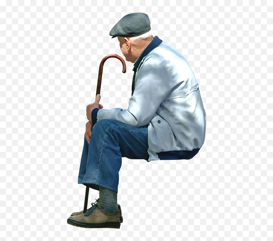 Old People Sitting Png Png Download - Old Person Sitting Png Emoji,People Sitting Png