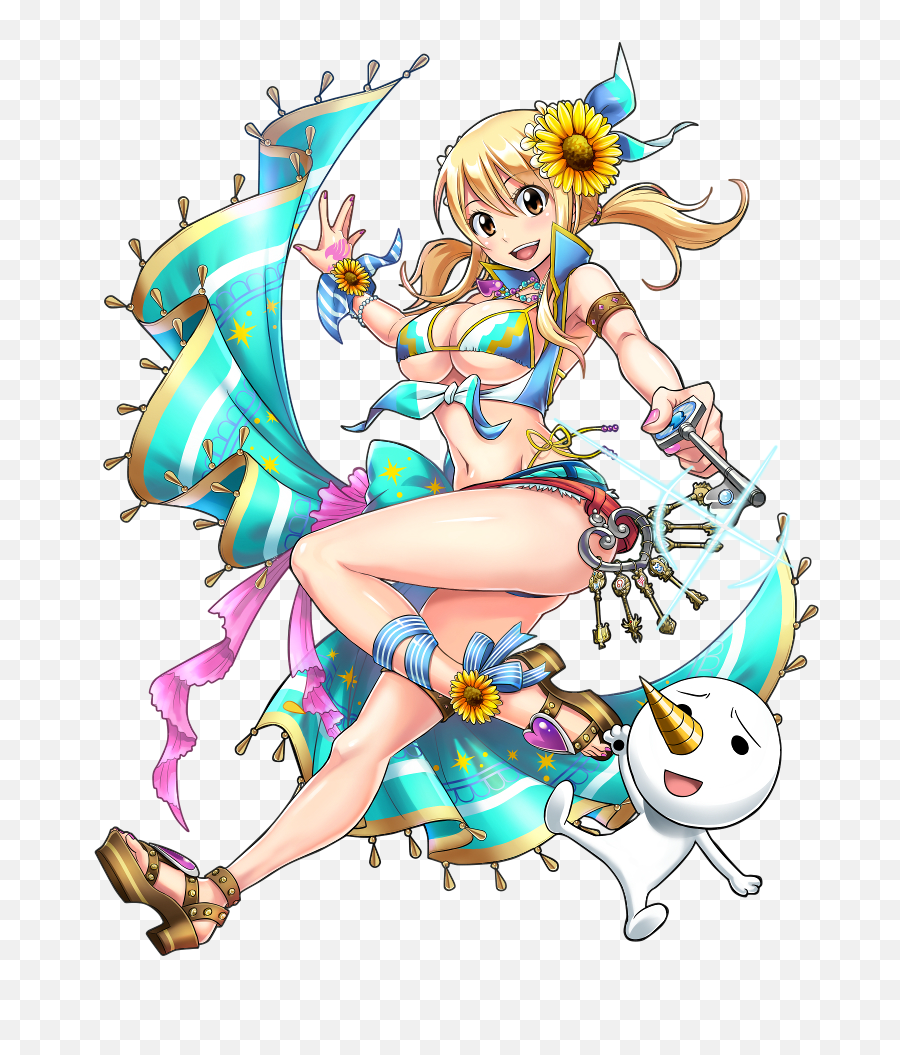 Lucy Heartfilia And Plue Tail - Fairy Tail Erza Dragon Cry Png Emoji,Lucy Heartfilia Png
