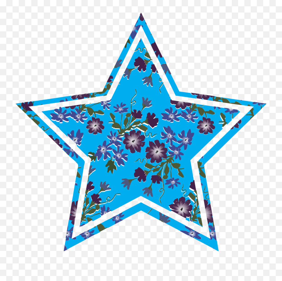 Free Flower Decoration Shape Star - Individual Nfl Team Logo Emoji,Star Shape Png