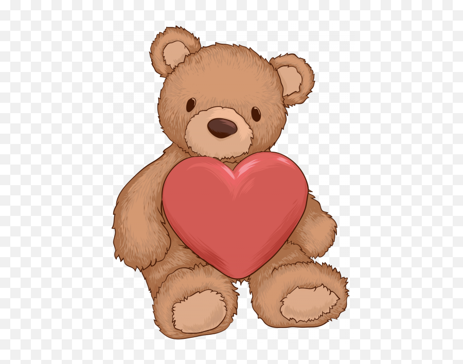 Valentineu002639s Day Teddy Bear Png Images - Transparent Get Teddy Bear With Heart Clipart Emoji,Brown Bear Clipart