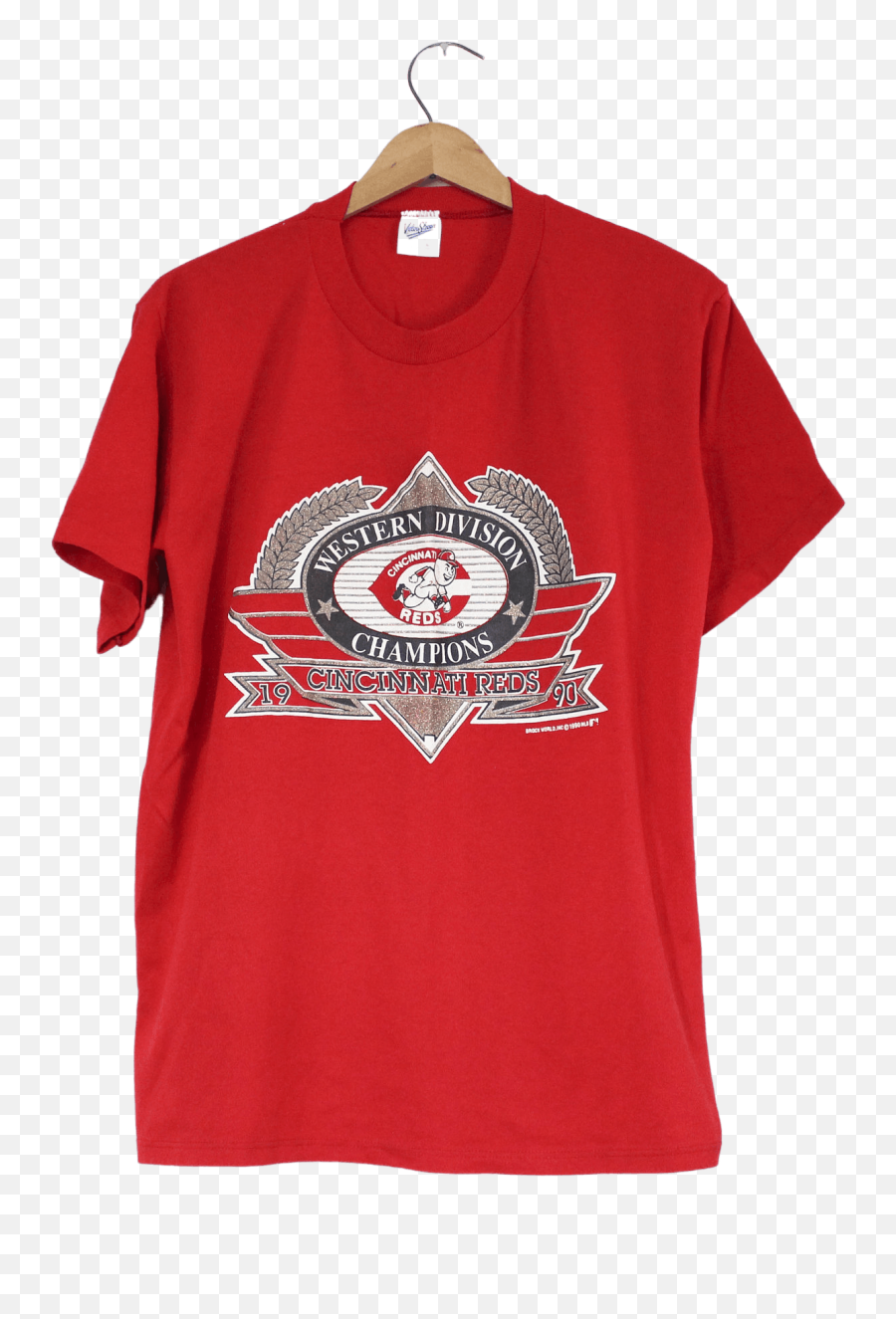 Series Champs Cotton T - Short Sleeve Emoji,Cincinnati Reds Logo