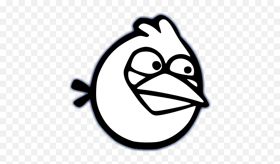 Angry Birds Black And White - Angry Birds Coloring Pages Emoji,Angrybird Clipart