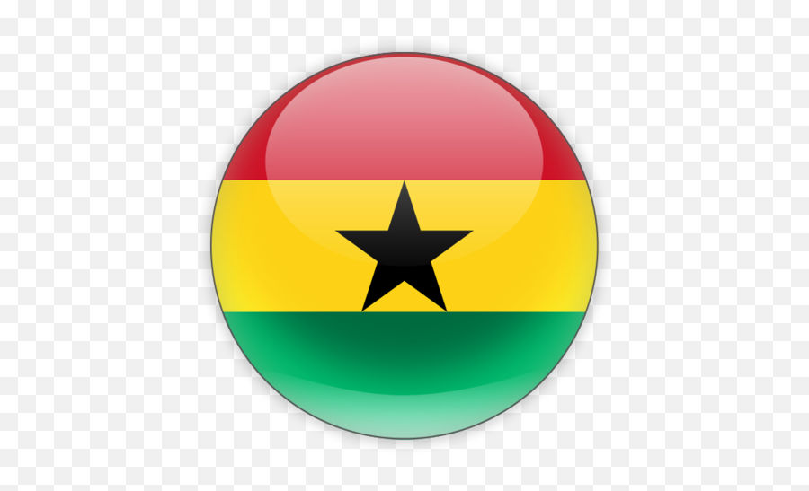 Round Icon Png Emoji,Ghana Flag Png
