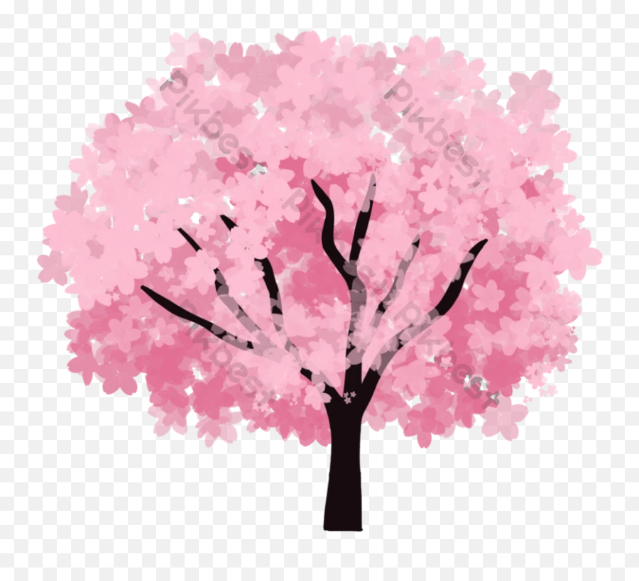 Red Cherry Tree Decoration Png Images Psd Free Download Emoji,Cherry Blossom Gif Transparent