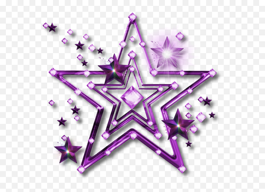 Stars Png Emoji,Glitter Star Png