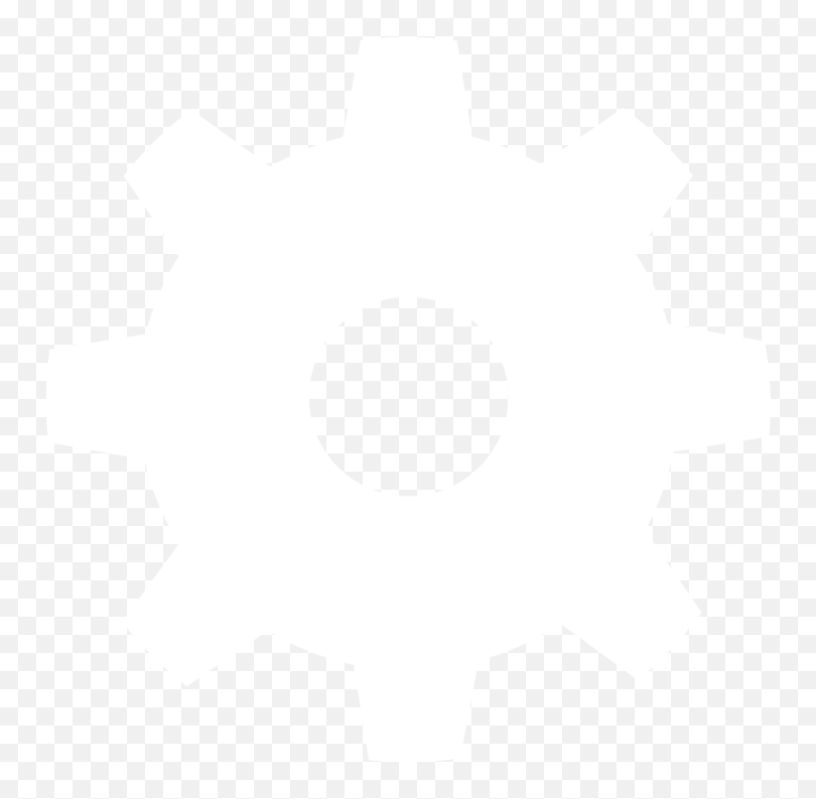 Gear Icon - Gear Wheel Icon White Transparent Png Dot Emoji,Gear Png