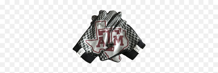 Kwame Etwi Texas Au0026m Team Exclusive Football Gloves Size L Emoji,College Football Gloves With College Logo