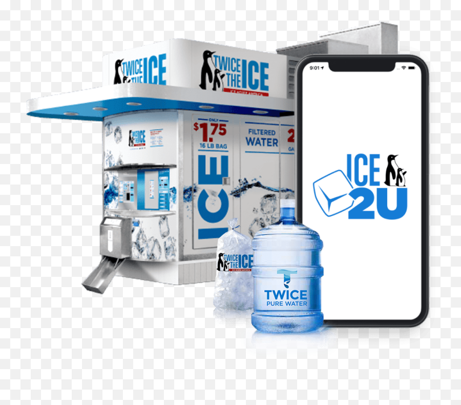 Twice The Ice Fresh Ice U0026 Water Vended 247 Emoji,Ice Bag Png