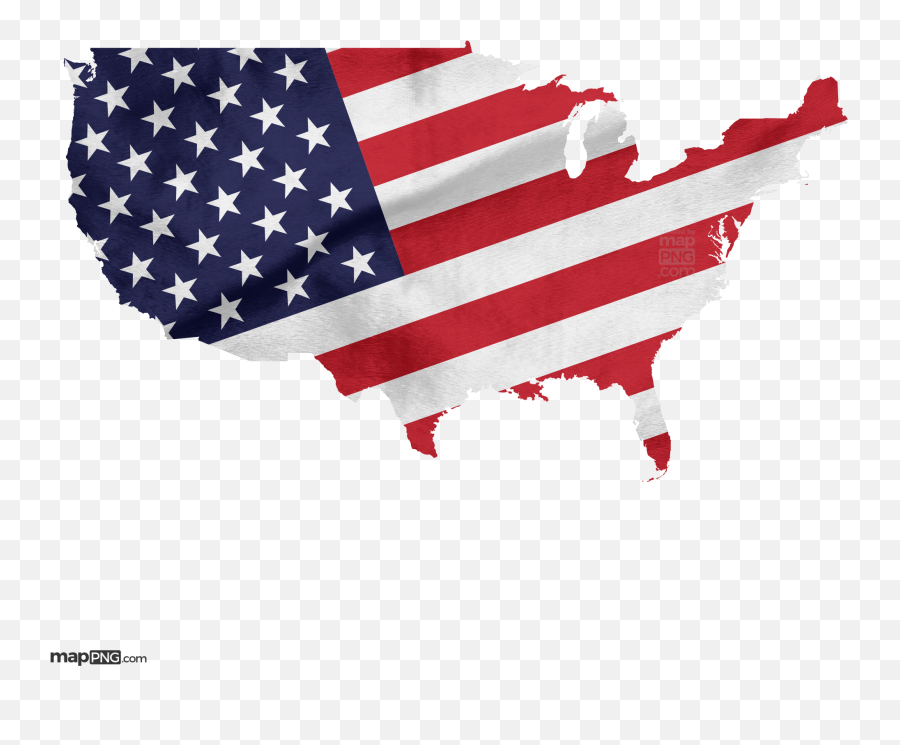 Usa Map Flag Emoji,United States Map Transparent