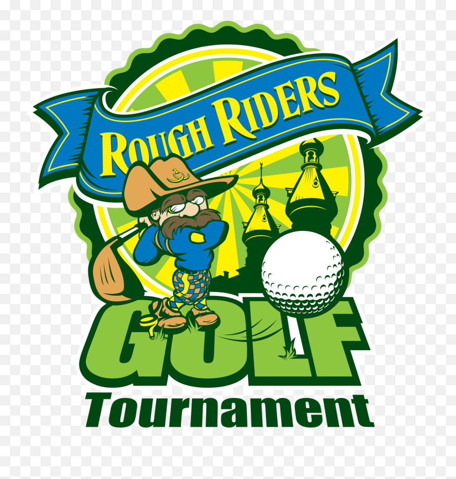 Tampa Rough Riders Inc - Golf Committee Meeting Bag Stuffing Emoji,Rough Riders Logo
