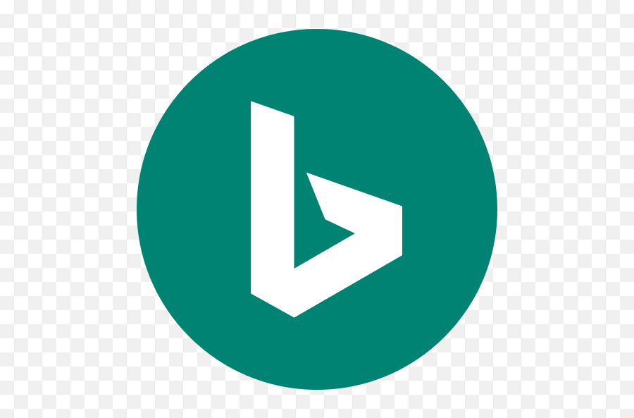 Bing Logo Free Icon Of Social Colored - Bing Logo Bing Icon Emoji,Bing Logo