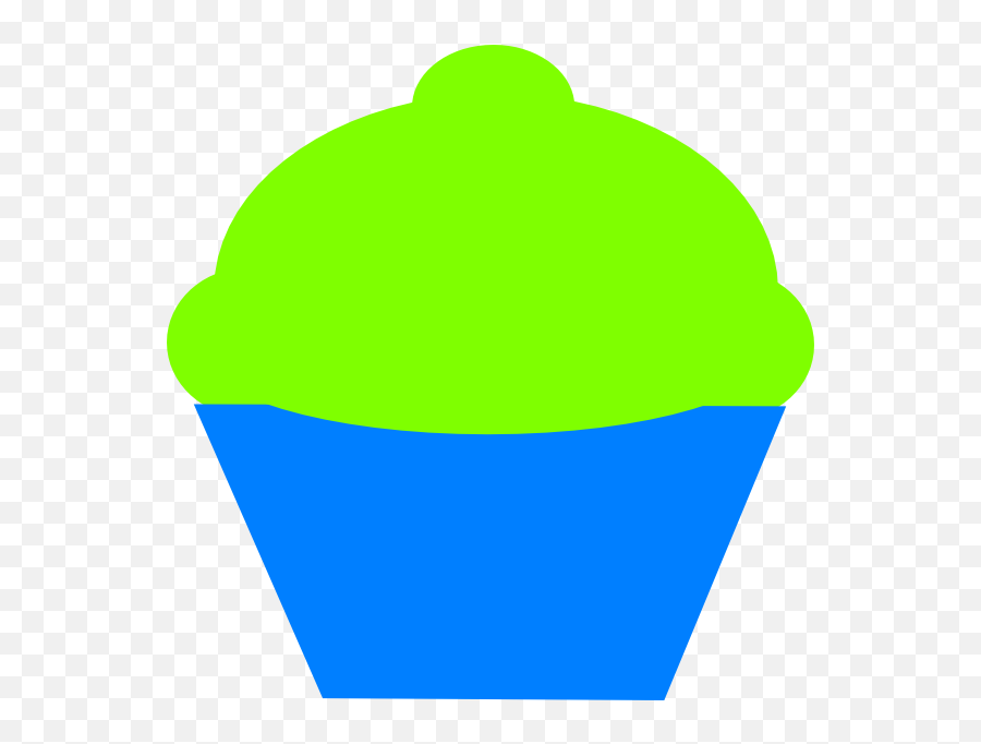 Cupcake Green Clip Art At Clkercom - Vector Clip Art Online Emoji,Green Tractor Clipart