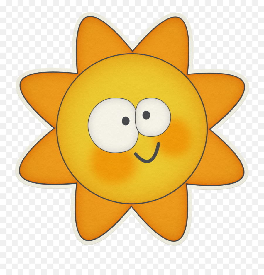 Clipart Weather Emoji,Cute Sunshine Clipart
