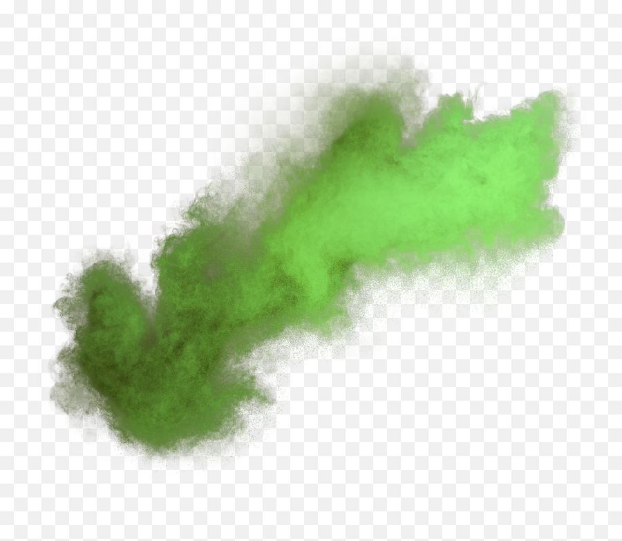 Transparent Background Green Smoke Png - Effect Green Smoke Png Emoji,Smoke Png
