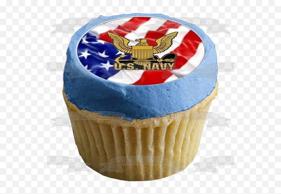 United States Department Of The Navy Logo Emblem Eagle Flag - Birthday Cake Sean Connery Bond Emoji,Us Navy Logo